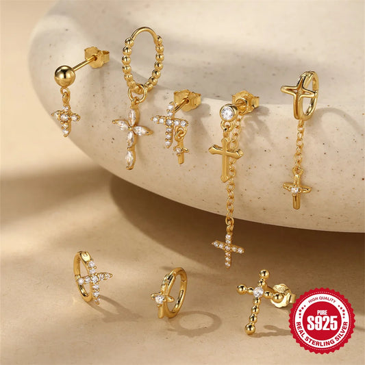 Cross Me Earring Sets