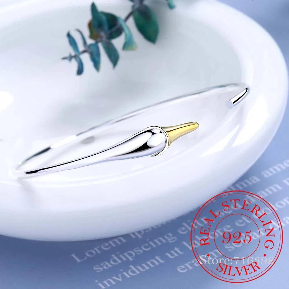 Silver Swan Cuff