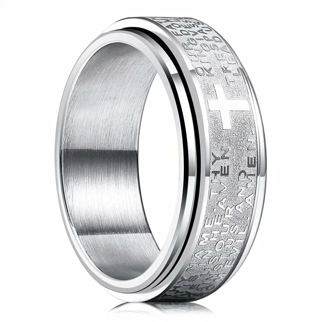 Spinner Our Father Ring