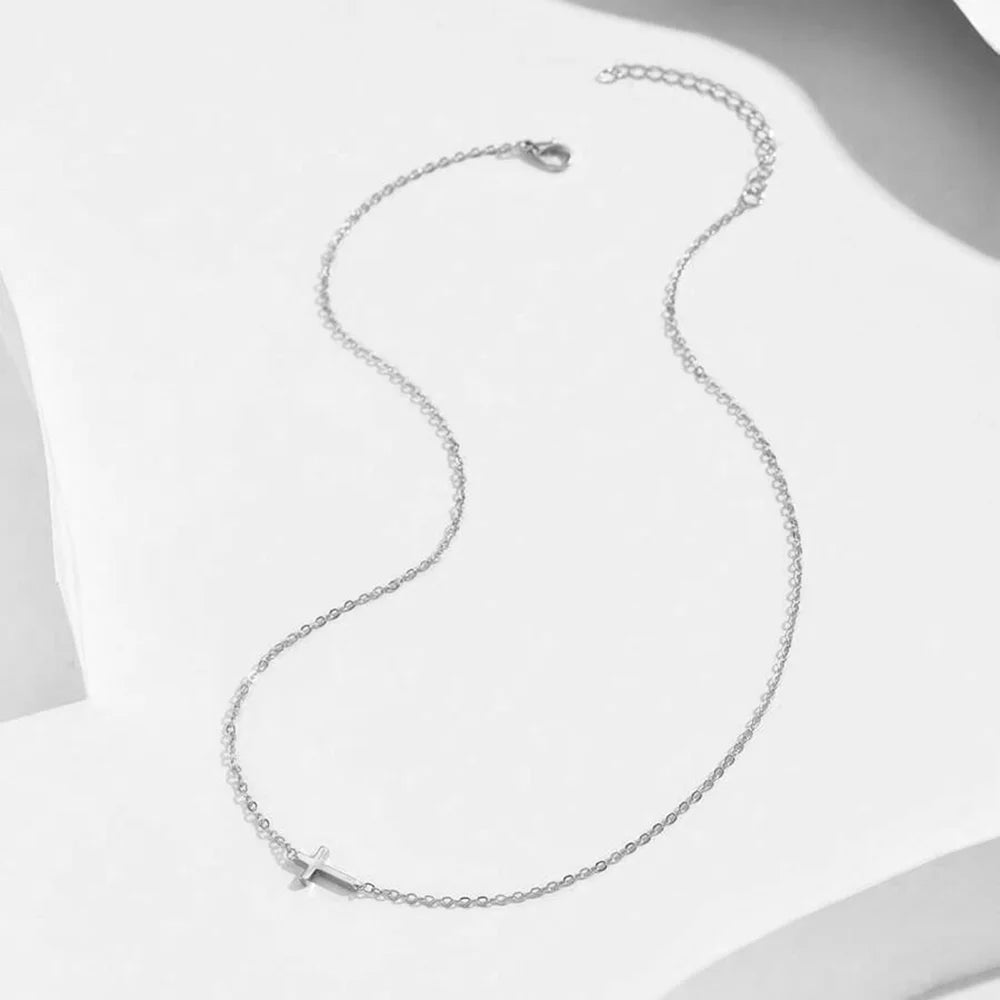 Delicate Cross Stainless Steel