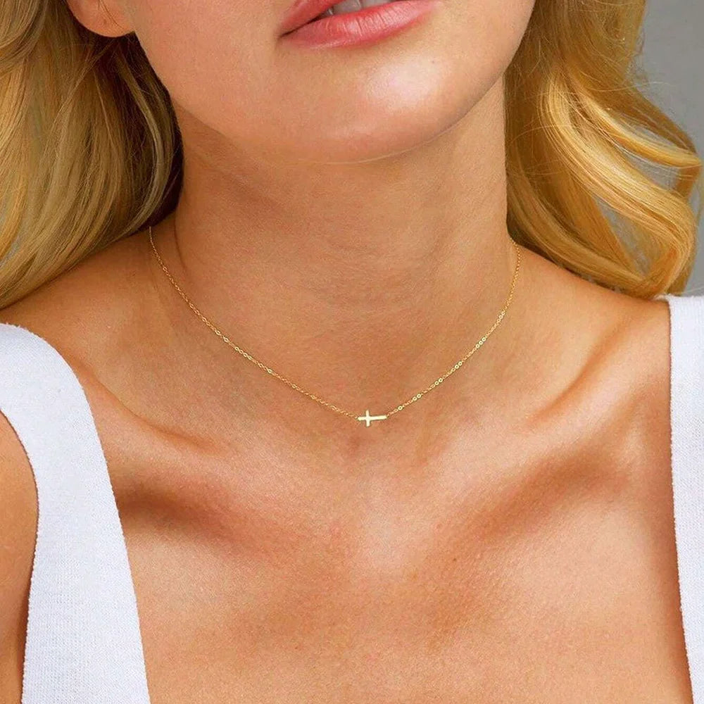 Delicate Cross Stainless Steel
