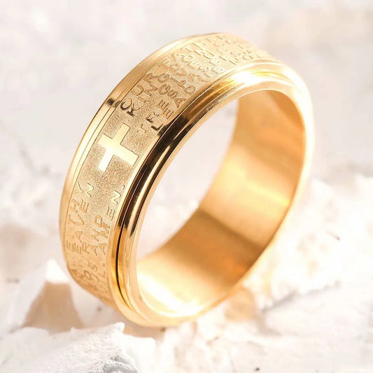 Spinner Our Father Ring