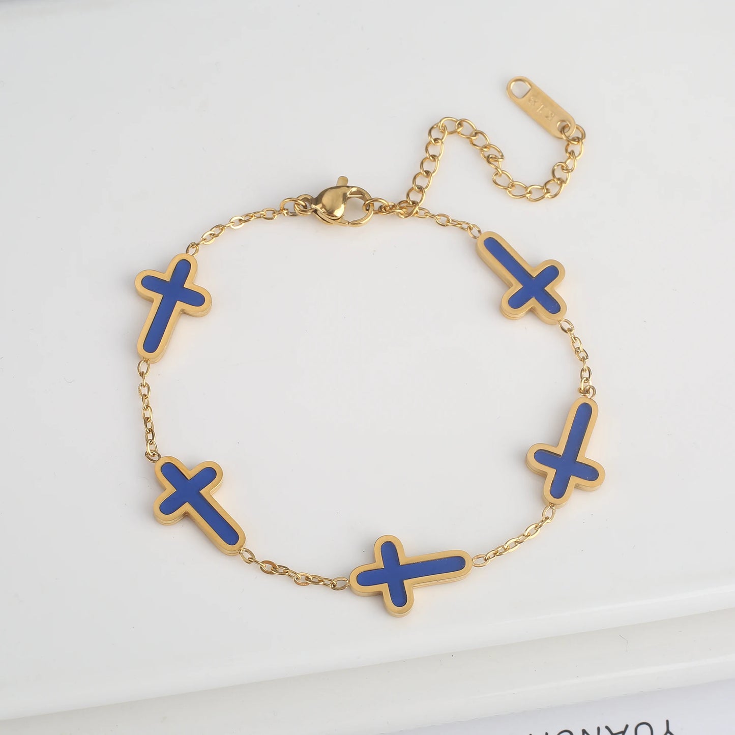 Cross Adjustable Chain Bracelet