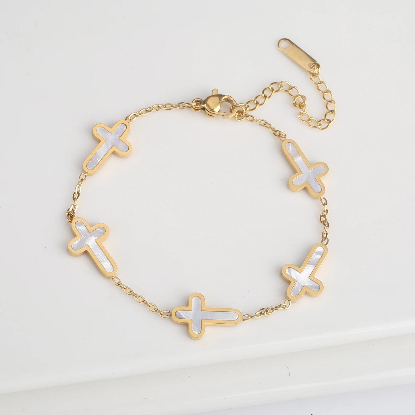Cross Adjustable Chain Bracelet
