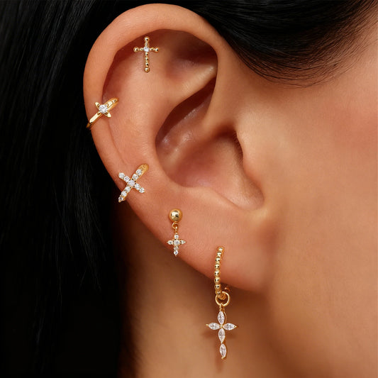 Cross Me Earring Sets