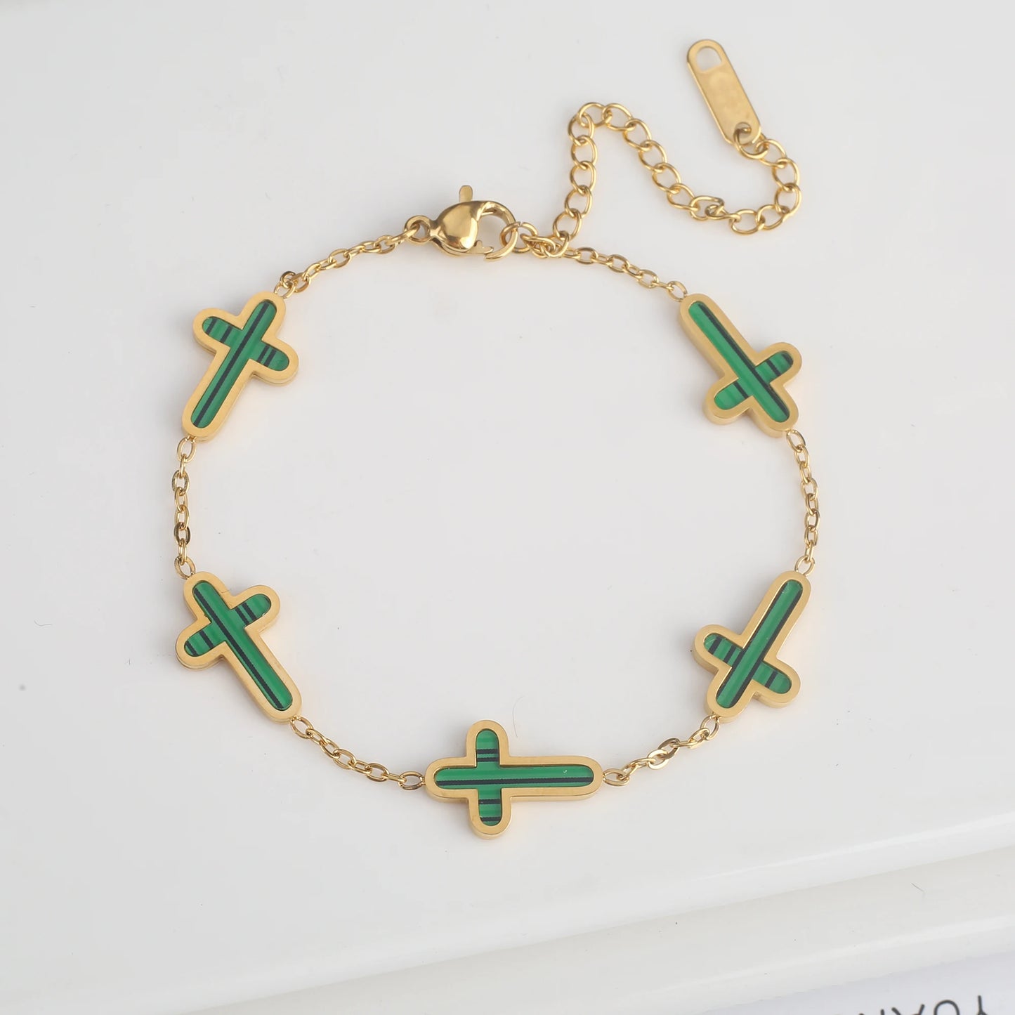 Cross Adjustable Chain Bracelet