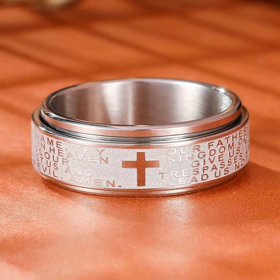 Spinner Our Father Ring
