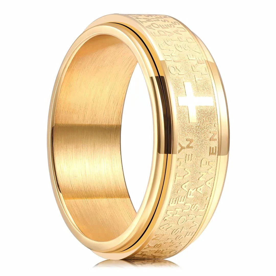 Spinner Our Father Ring