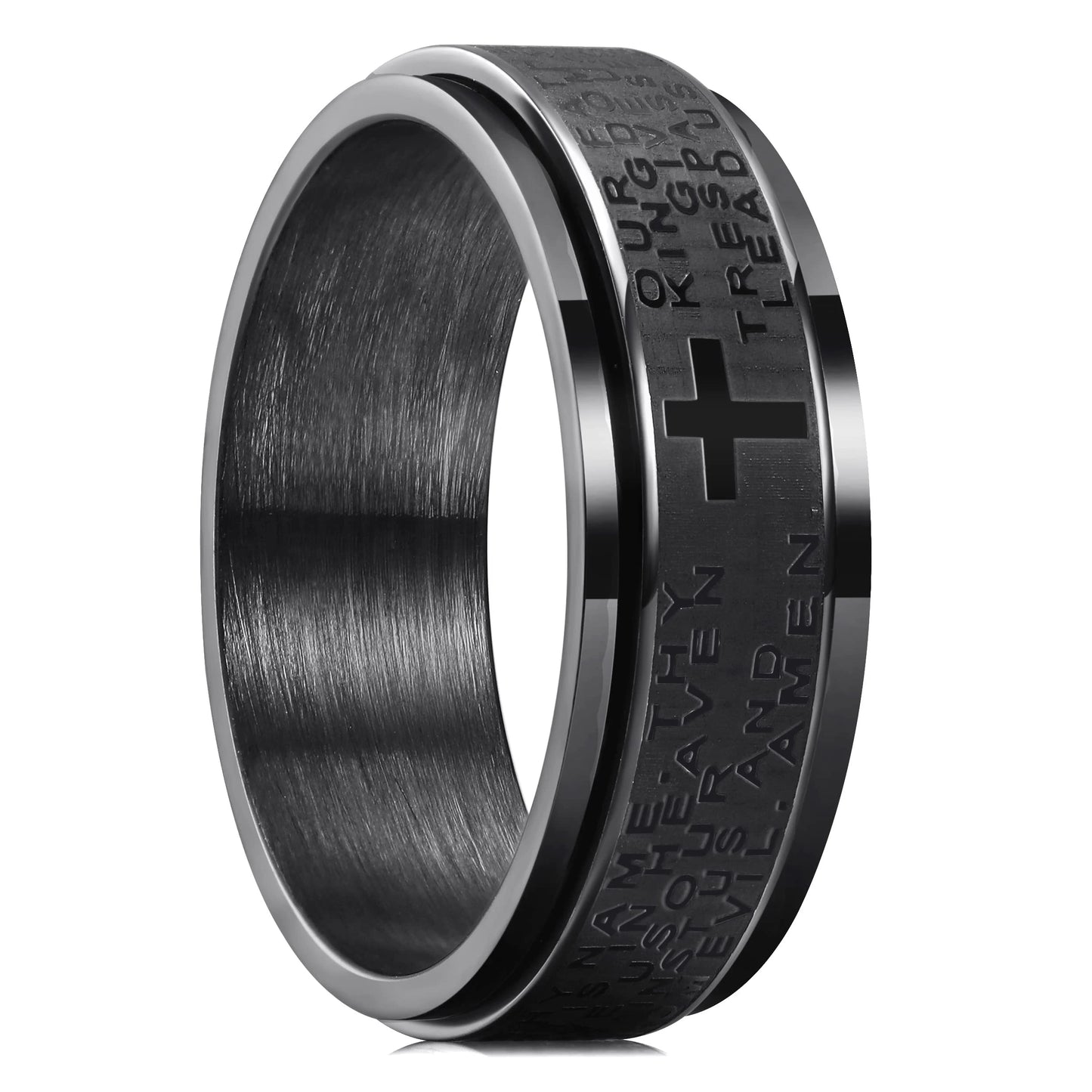 Spinner Our Father Ring