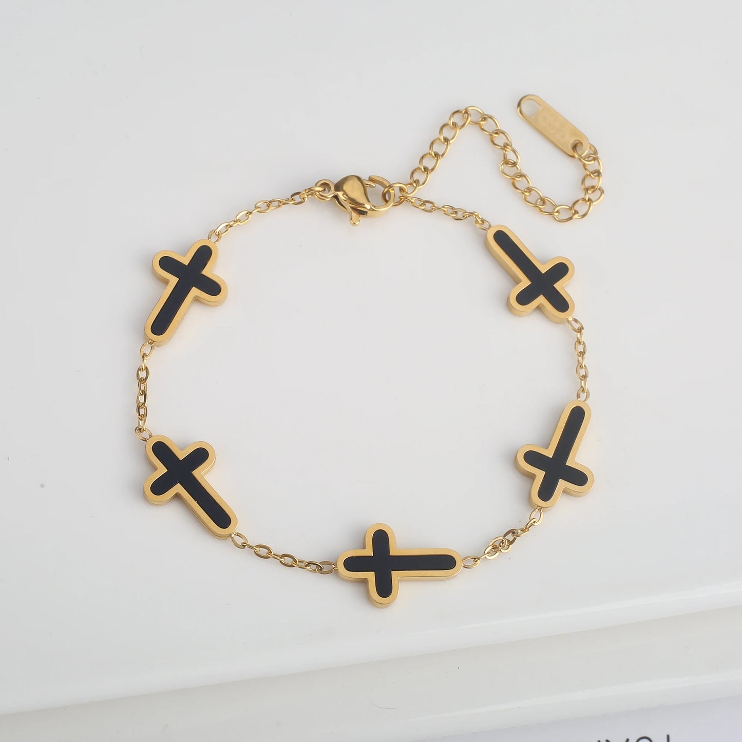 Cross Adjustable Chain Bracelet