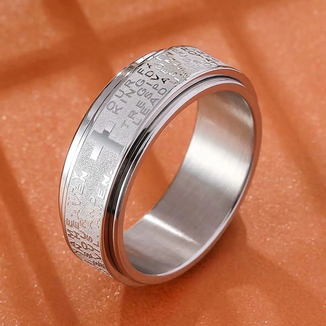Spinner Our Father Ring