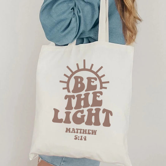 Be The Light Tote Bag