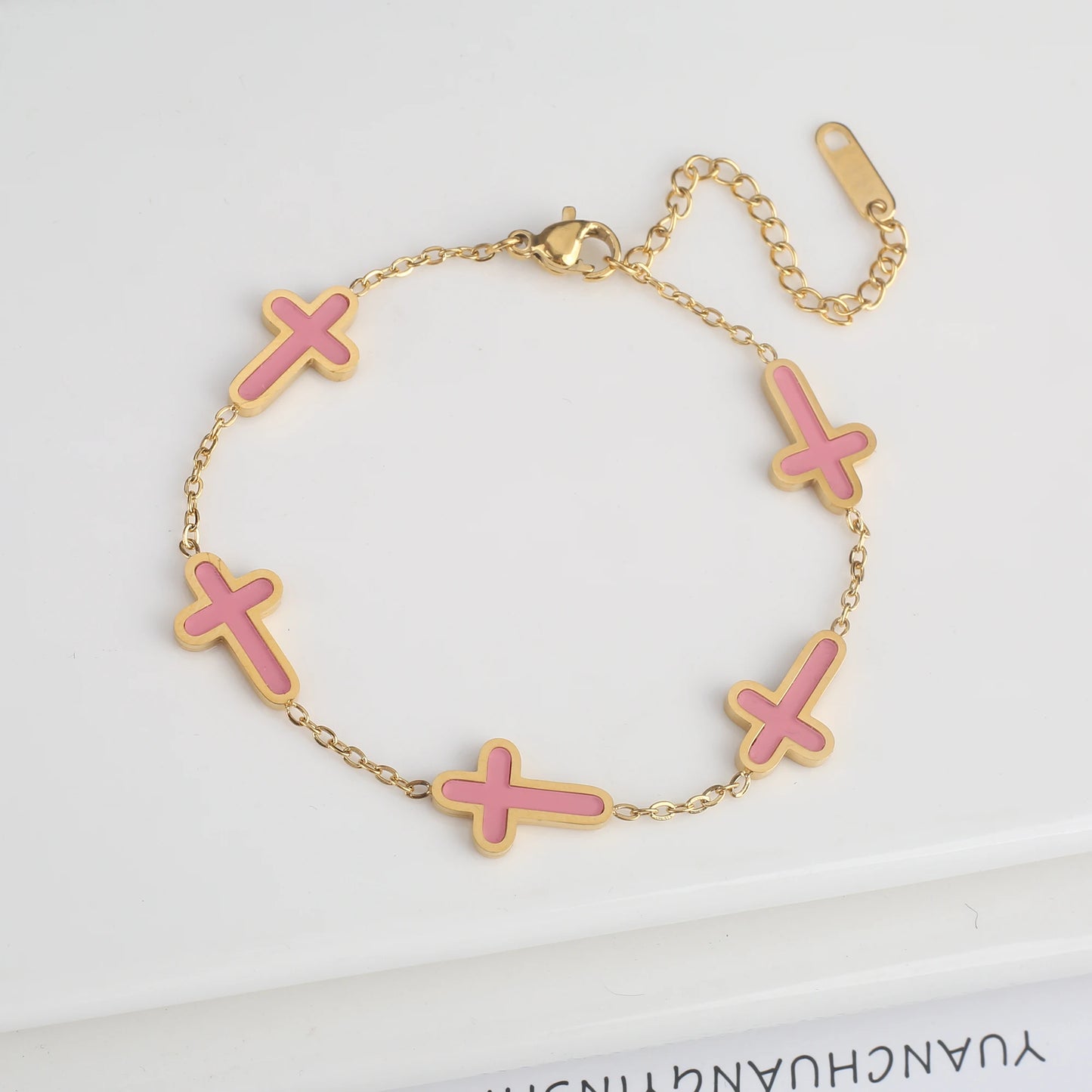 Cross Adjustable Chain Bracelet