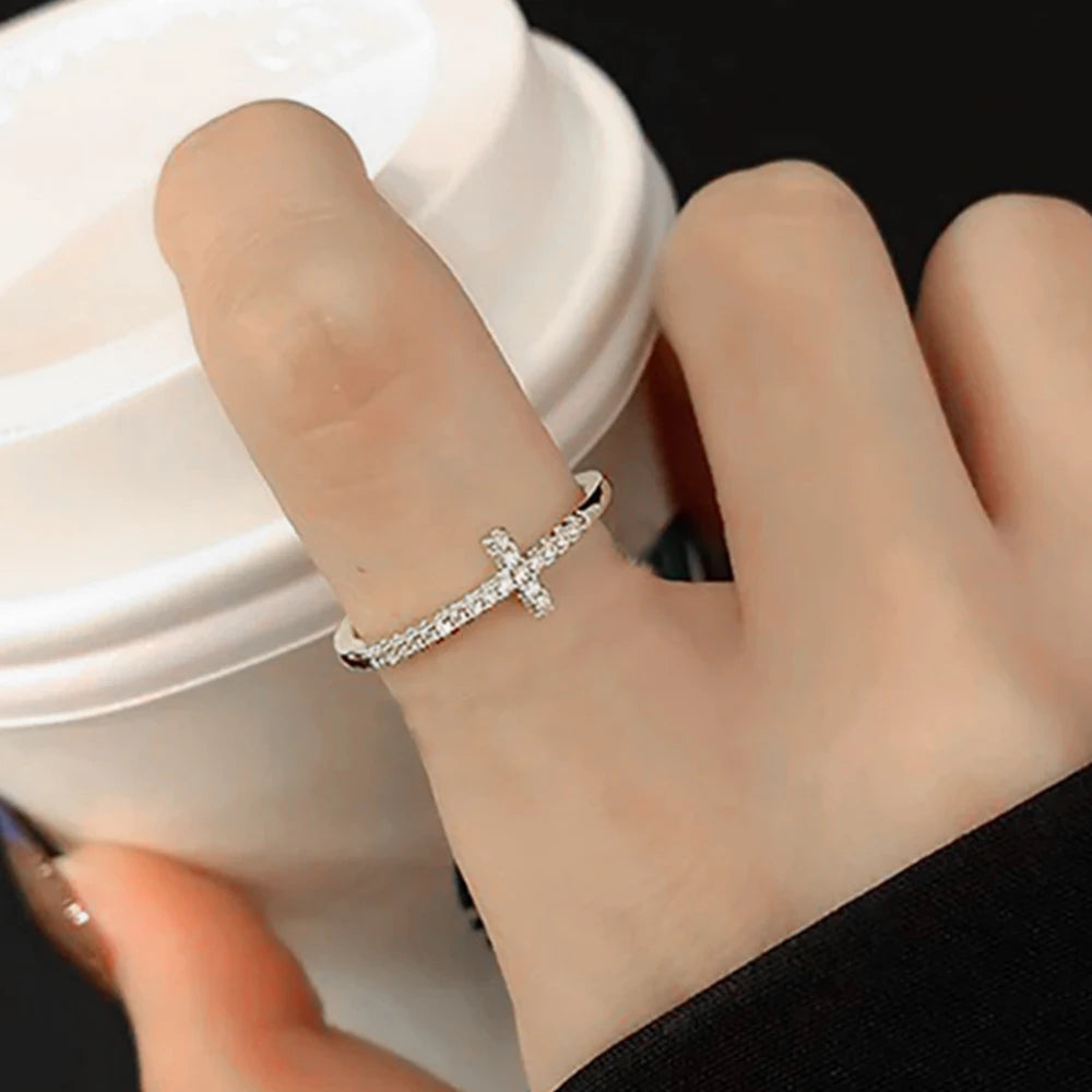 Cross Thin Rings